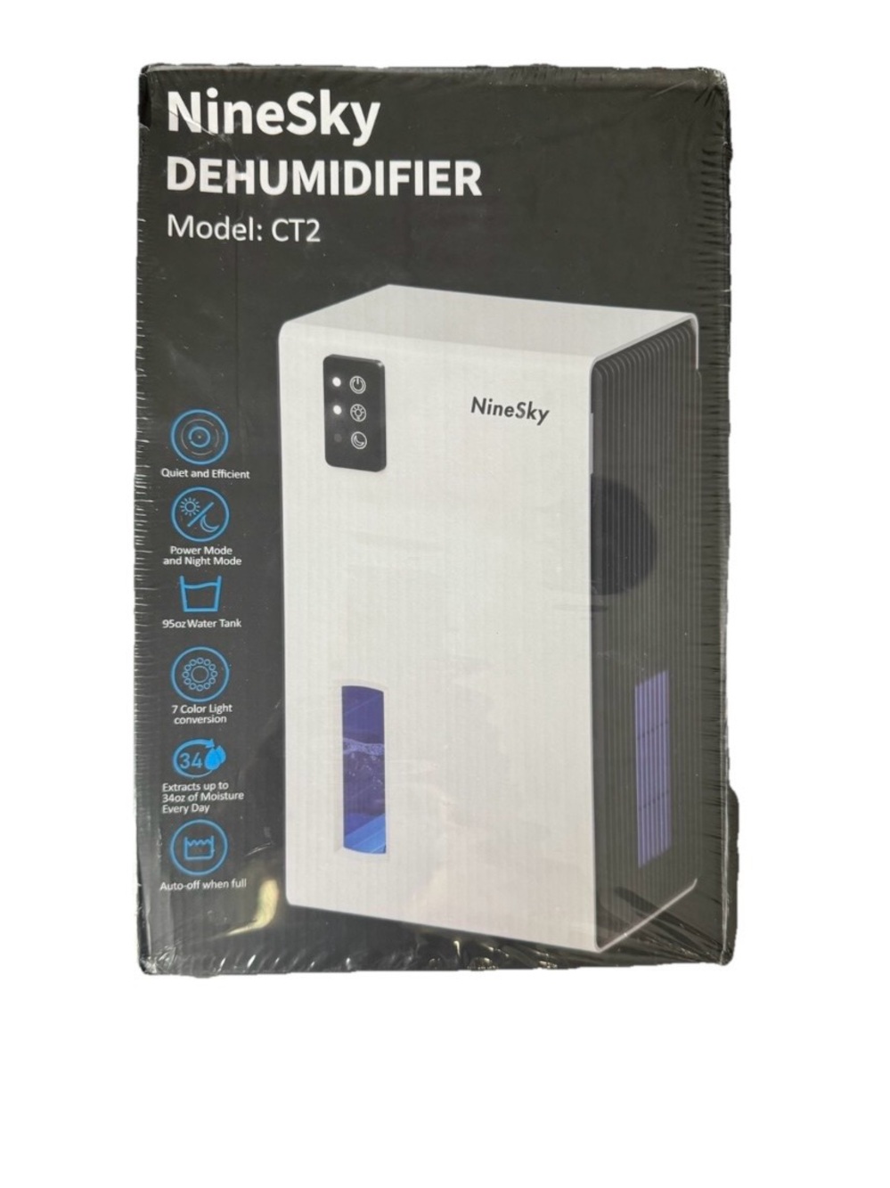 NineSky Dehumidifier Model CT2 - White